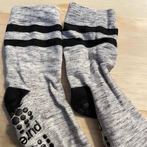 Pure Barre striped socks size s/m